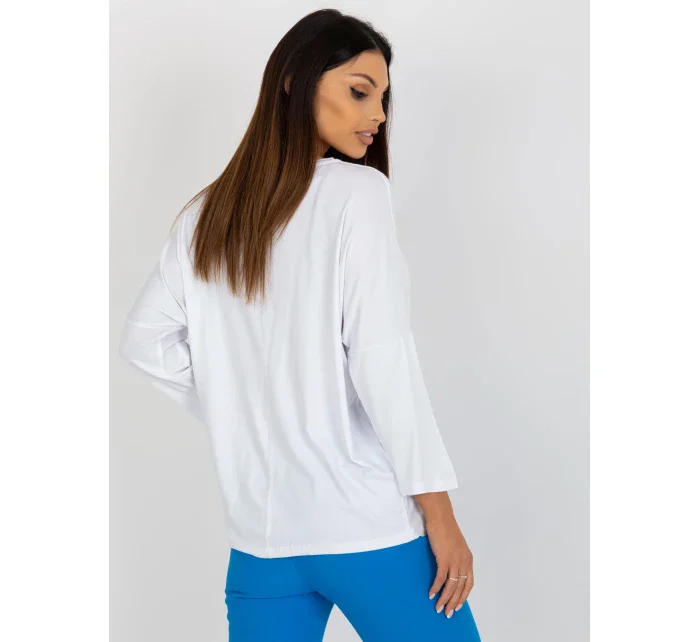 Bluzka RV BZ model 18496722 biały - FPrice Bluzka RV BZ model 18496722 biały - FPrice