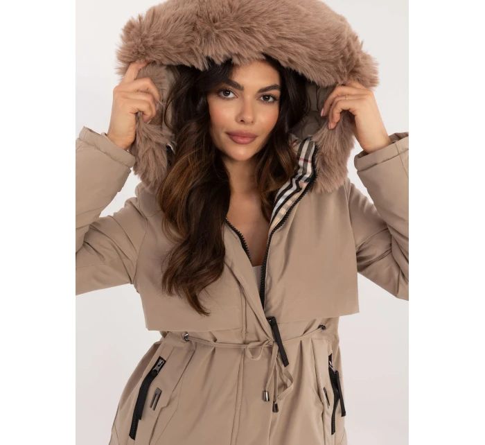 SK KR HH model 20590102 bunda béžová - FPrice