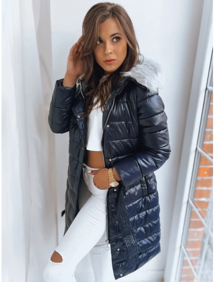 Dámský prošívaný zimní kabát DORTANO navy blue FashionStreet TY3659