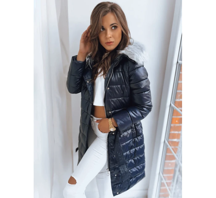 Dámský prošívaný zimní kabát DORTANO navy blue FashionStreet TY3659