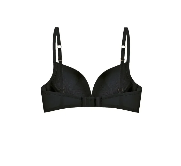 Mefemi Amelia push-up podprsenka s kosticemi Černá
