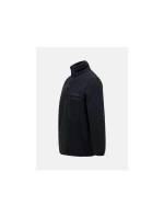 Mikina Peak Performance M Fleece Snap T-Neck černá