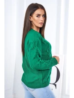 Svetr s model 18970313 zelený - K-Fashion