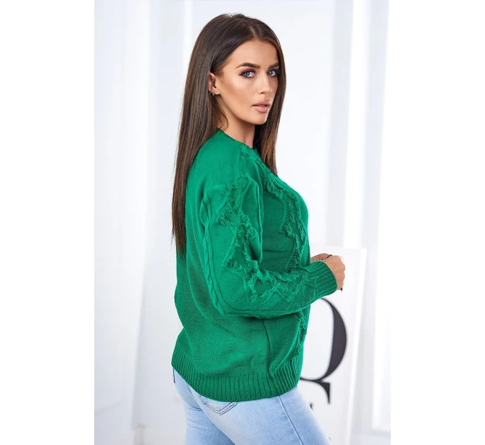 Svetr s model 18970313 zelený - K-Fashion