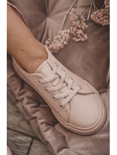 Kožené tenisky Big Star model 21571708 Nude - Big Star Shoes