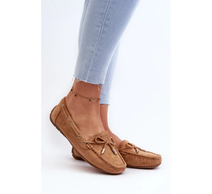 Dámské semišové mokasíny Camel model 21659320 - Boto