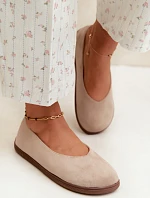 Dámské barefoot baleríny béžové Hollin