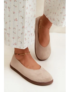 Dámské barefoot baleríny béžové model 22322313 - Boto