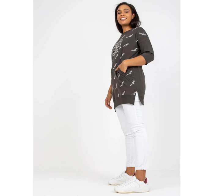 Halenka RV BZ 7036.02P tmavá khaki