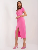 Dámské šaty DHJ SK model 21149199 růžové - FPrice