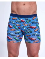 Pánské boxerky 946/02 A'3  modré mix - Cornette