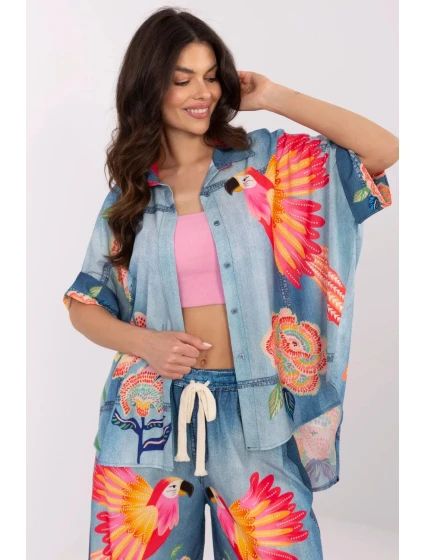 Košile s krátkým rukávem model 210033 Italy Moda Košile s krátkým rukávem model 210033 Italy Moda