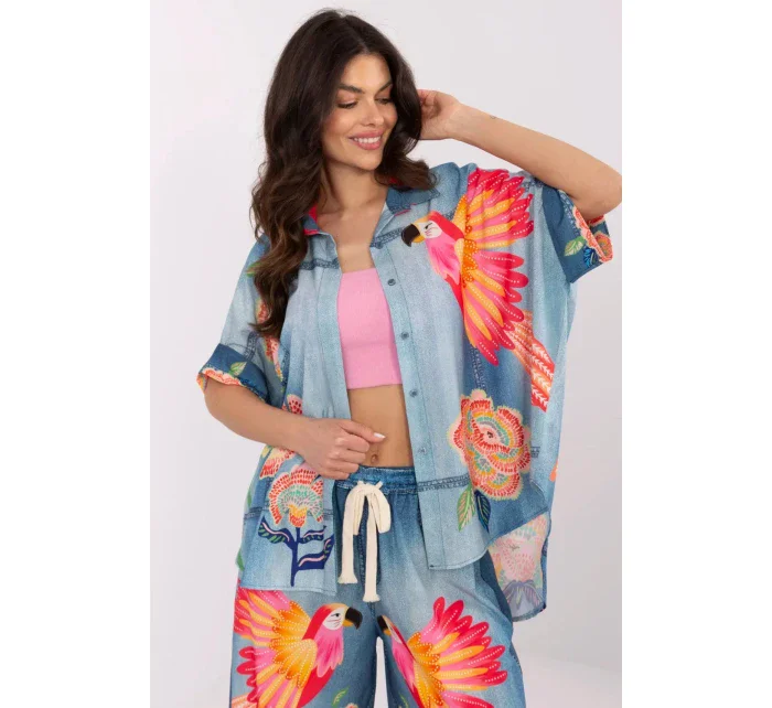 Košile s krátkým rukávem model 210033 Italy Moda Košile s krátkým rukávem model 210033 Italy Moda