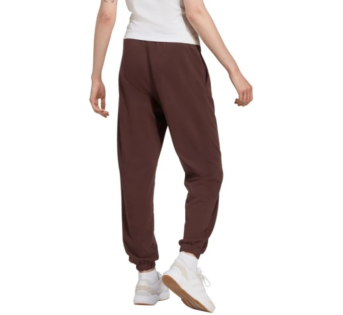 Dámské kalhoty adidas Essentials Small Logo French Terry Cuffed pants brown JX3864 dámské Dámské kalhoty adidas Essentials Small Logo French Terry Cuffed pants brown JX3864 dámské