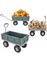 ZAHRADNÍ VOZÍK S PŘÍVĚSEM NA KOLEČKÁCH 270 KG