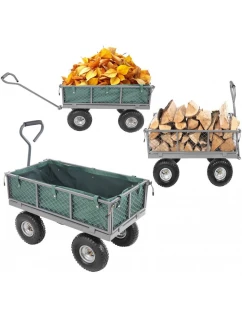 ZAHRADNÍ VOZÍK S PŘÍVĚSEM NA KOLEČKÁCH 270 KG