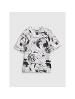 Dívčí tričko oversize s potiskem model 21816830 - 4F