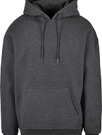 Build your Brand BB 006 Oversize mikina s kapucí z těžké bavlny 56.B006 charcoal
