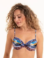 Style Eleonore Top Bikini - horní díl 8719-1 multi colour - RosaFaia