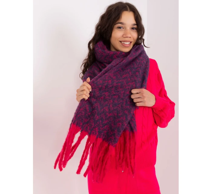 Šála AT SZ 23125.75 tmavě modrá a červená Šála AT SZ 23125.75 tmavě modrá a červená