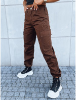 Dámské padákové kalhoty ADVENTURE hnědé UY1638