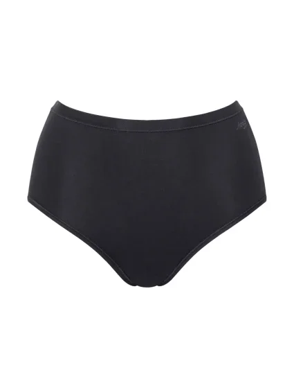 Dámské kalhotky GO Daily Cotton Highwaist - BLACK - černá 0004 - SLOGGI Dámské kalhotky GO Daily Cotton Highwaist - BLACK - černá 0004 - SLOGGI