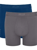 Pánské boxerky SLG Base Short C2P - UNKNOWN - sv. šedé-tyrkys V001 - SLOGGI