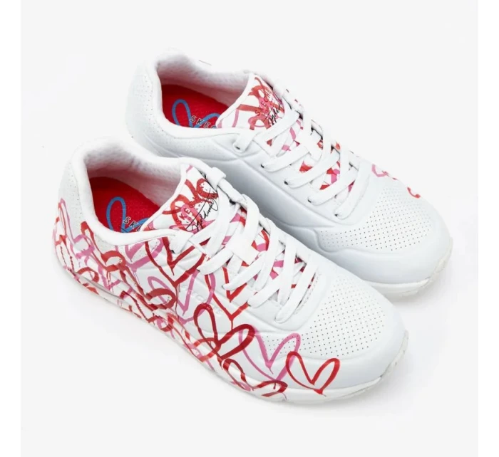 Skechers X Jgoldcrown Uno-Spread The Love W 155507-WRPK dámské boty Skechers X Jgoldcrown Uno-Spread The Love W 155507-WRPK dámské boty