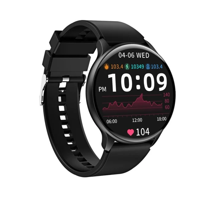 VELTORI VT160-1 Smartwatch Černý silikonový řemínek VELTORI VT160-1 Smartwatch Černý silikonový řemínek