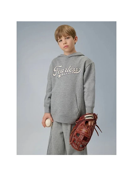 Chlapecká mikina s kapucí volná 4F 4FJRSS26TSWSM2636-27M dětská