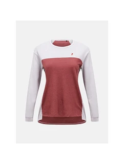 Dámské tričko PEAK PERFORMANCE W Trail Wool-Blend Longsleeve, šedá barva