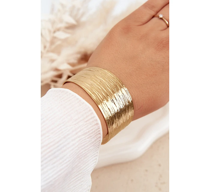 Dámský náramek ze nerezové oceli Zlatý Dámský náramek ze nerezové oceli Zlatý