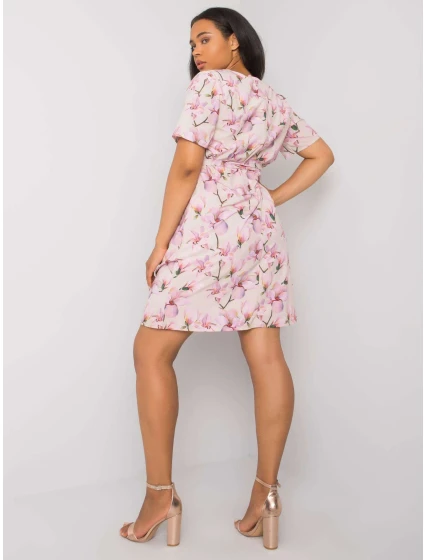 Šaty LK SK 507646 2.29 světle béžová