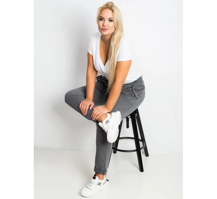 Tepláky RV DR 4765.52 tmavě šedá