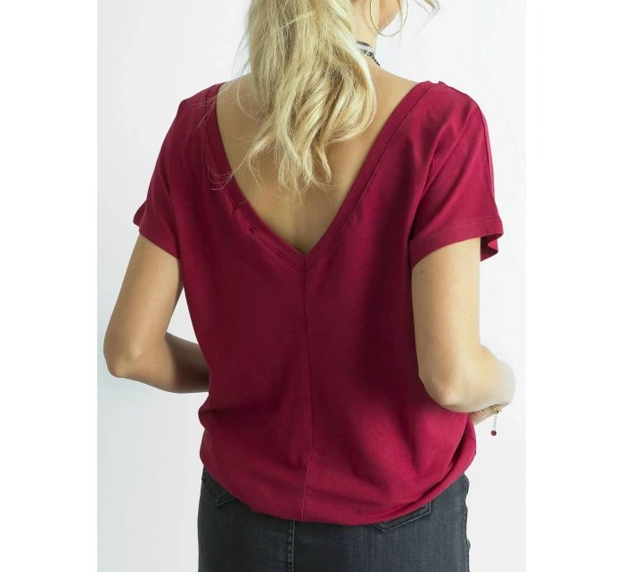 Tričko RV TS 4662.86 kaštanová