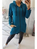 Dámská delší mikina se zipem na zádech Marine model 21345012 - Kesi Dámská delší mikina se zipem na zádech Marine model 21345012 - Kesi