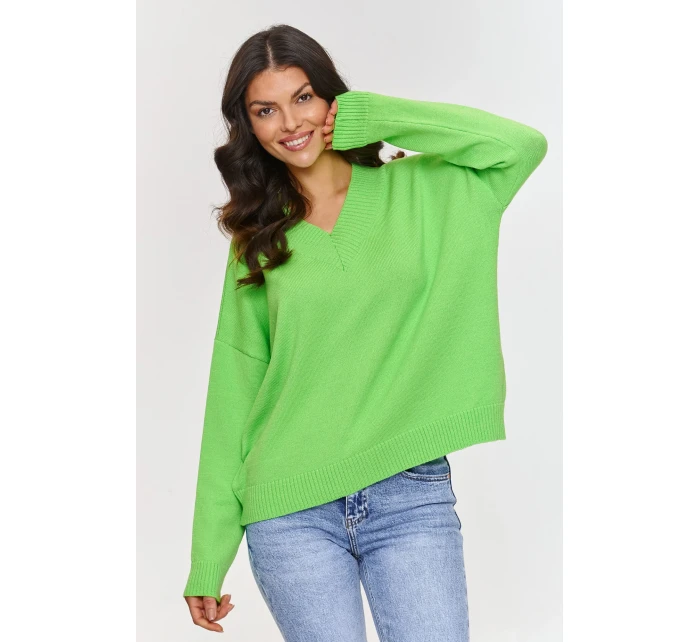 Svetr model 209727 Makadamia Svetr model 209727 Makadamia