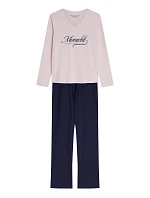 Dámské pyžamo Henderson 46114 Gianna, dlouhé rukávy, velikosti S–3XL Dámské pyžamo Henderson 46114 Gianna, dlouhé rukávy, velikosti S–3XL