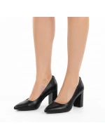 Černé lodičky na jehlovém podpatku černé Sergio Leone PB216