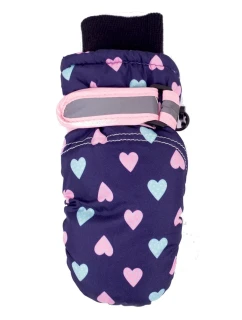 YOCLUB REN-0332G Dívčí lyžařské rukavice