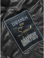 Černá prošívaná bunda na model 18846298 - S'WEST Černá prošívaná bunda na model 18846298 - S'WEST