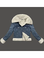 Světle džínová bunda s podšívkou typu model 21248497 - J.STYLE Světle džínová bunda s podšívkou typu model 21248497 - J.STYLE