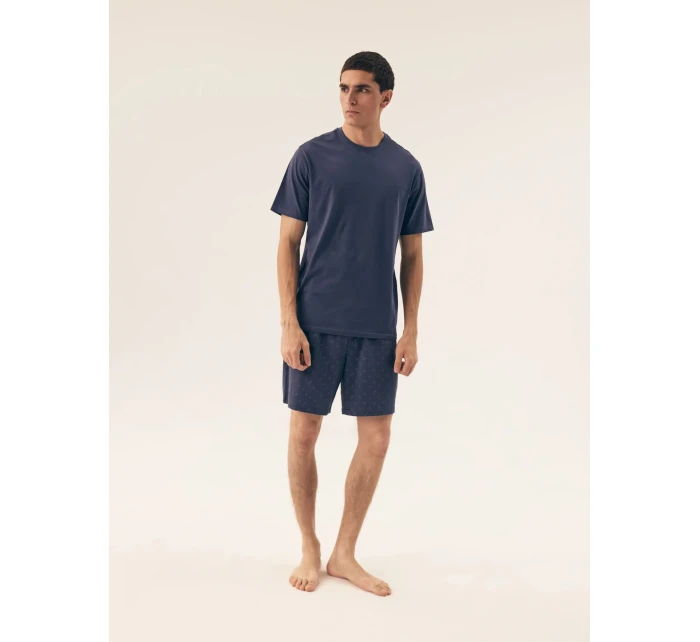 Pánské pyžamo 42601 Shore light blue - HENDERSON