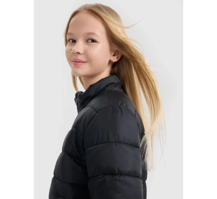 Dívčí péřová bunda se syntetickou výplní model 21435421 - 4F Dívčí péřová bunda se syntetickou výplní model 21435421 - 4F