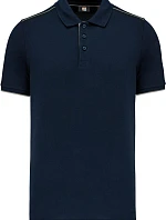 WK WK 270 Pánské pracovní piqué polo "Day-to-Day" 20.W270 navy/silver