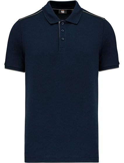 WK WK 270 Pánské pracovní piqué polo "Day-to-Day" 20.W270 navy/silver WK WK 270 Pánské pracovní piqué polo "Day-to-Day" 20.W270 navy/silver