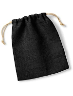 Westford Mill W 415 Jutový pytel se stahovacími šňůrkami 50.0415 black/natural Westford Mill W 415 Jutový pytel se stahovacími šňůrkami 50.0415 black/natural