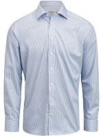 J.Harvest & Frost YB 50 Slim Men Keprová košile s dlouhým rukávem 63.5002 sky blue stripe J.Harvest & Frost YB 50 Slim Men Keprová košile s dlouhým rukávem 63.5002 sky blue stripe