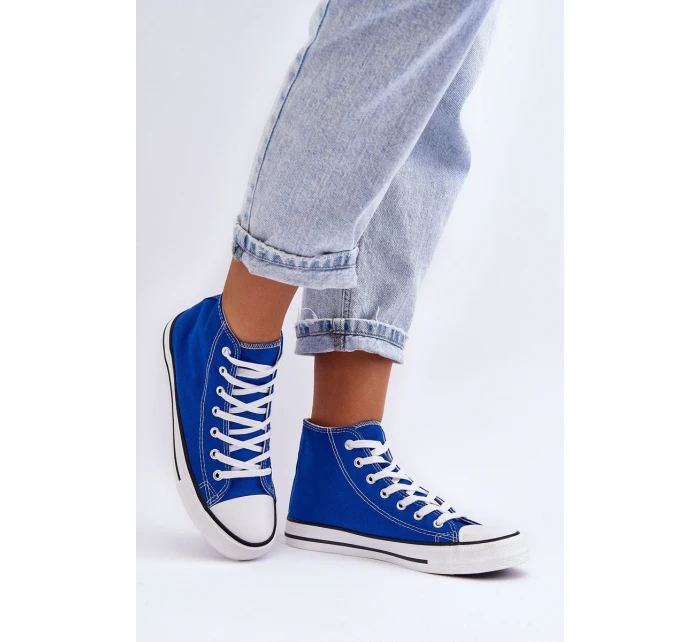 Dámské klasické vysoké boty modré Remos Dámské klasické vysoké boty modré Remos