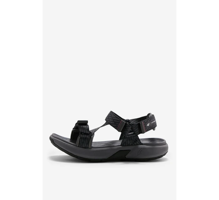 Mužské sportovní sandály model 21664888 tmavě šedé - 4F